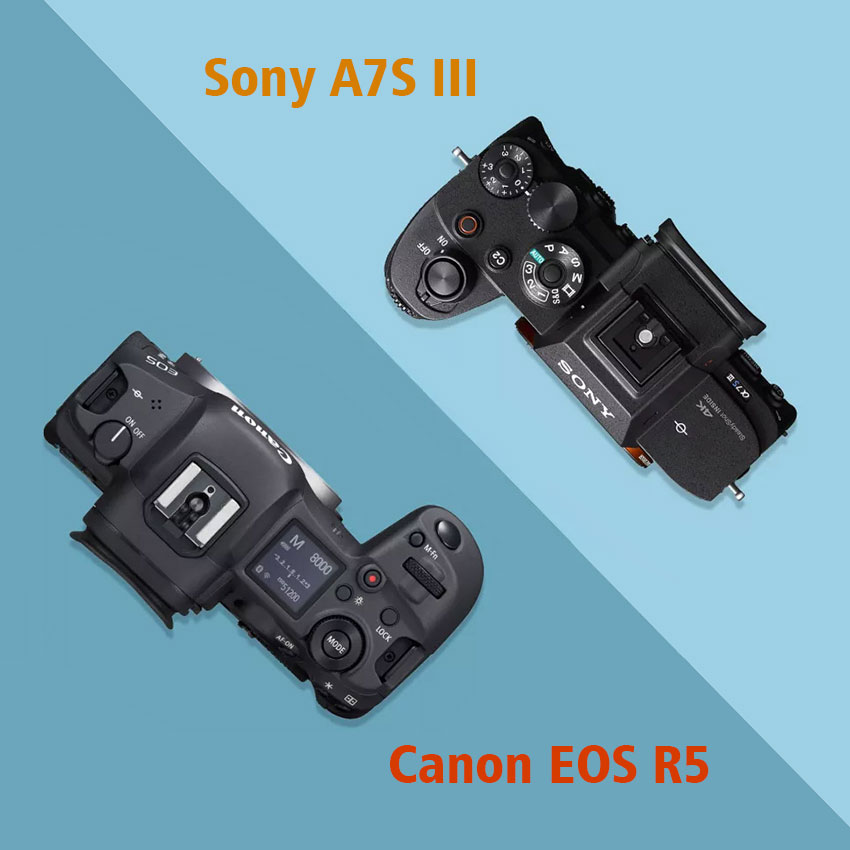 مقایسه دوربین سونی A7S III و دوربین کانن EOS R5
