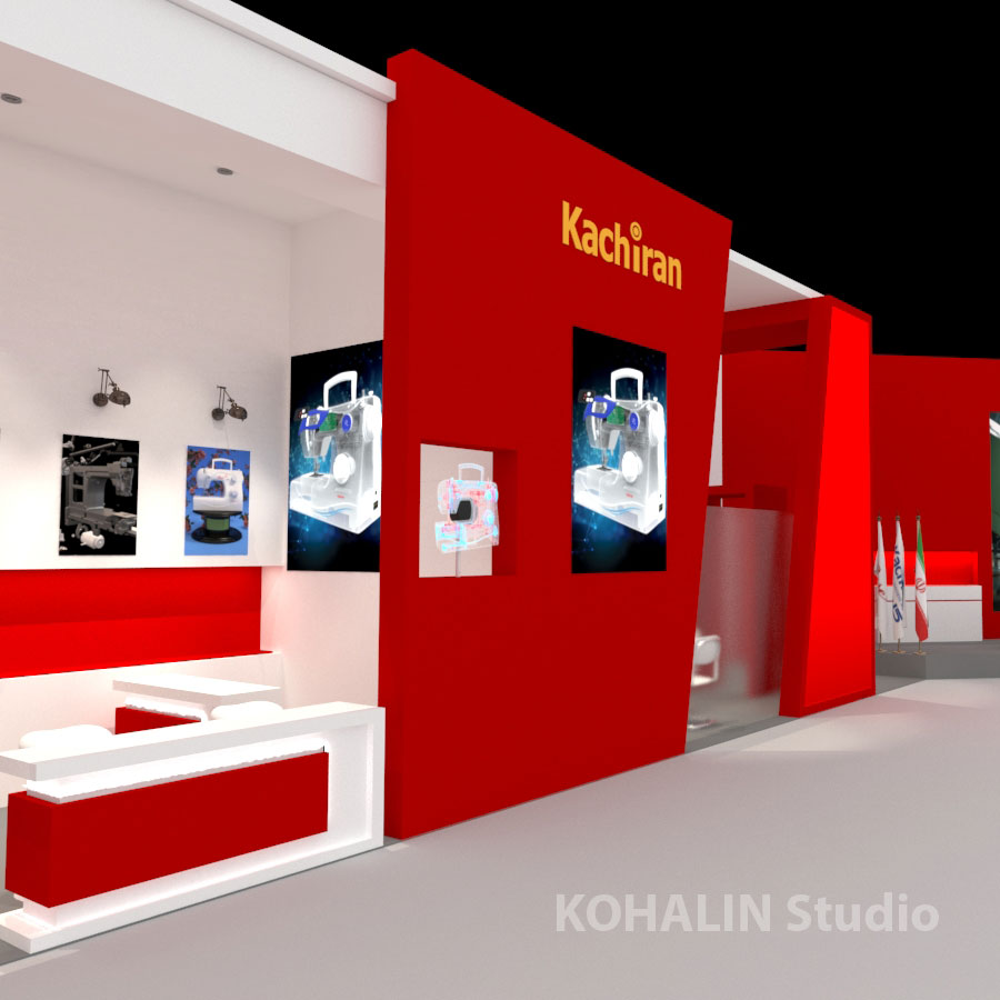 طراحی و اجرای غرفه شرکت کاچیران در نمایشگاه بین المللی لوازم خانگی